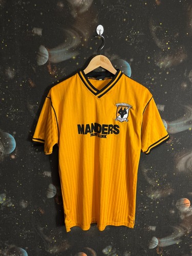 Wolverhampton Wanderers Wolves 1988/1990 Home Football Shirt Jersey Reissue Sz L - 第 1/24 張圖片