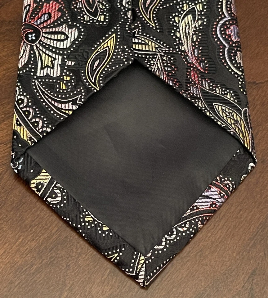 Venturi Uomo Hand Made 100% Silk Men’s Neck Tie Made In China Long - Image 2 of 4