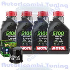 Tagliando Olio Motul 5100 10W50 Per Aprilia�RSV 1000 RSV4 V4R Tuono�2011>2013