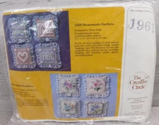 The Creative Circle Needlepoint #1961 Small Wonders Flowers Embroidery Craft Art