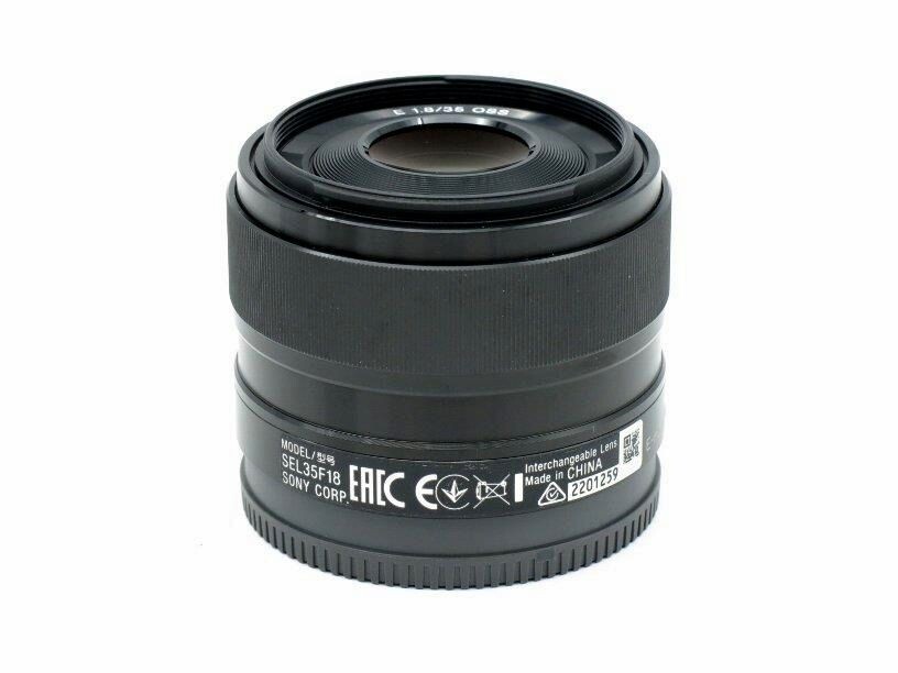 Sony E 35mm F1.8 OSS AF Standard Prime Lens Black SEL35F18