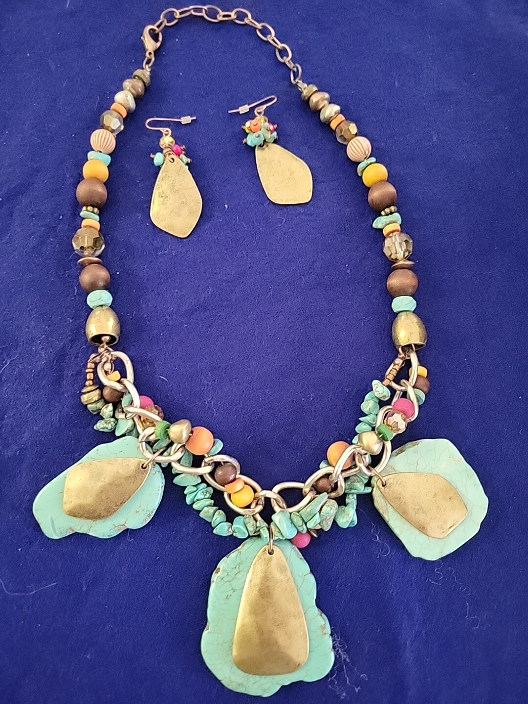 Genuine NATIVE Inspired Handcraft Embellished Tur… - image 1