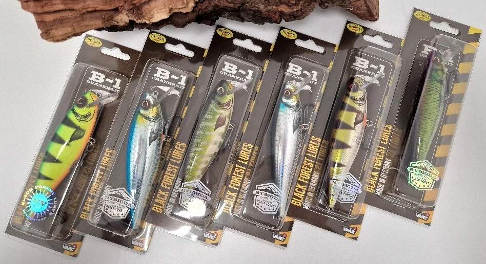 Hybrida B1 Crankbait Wobbler 13cm 35g Slow Floating 7 Farben Crank Hardbait DA - Bild 1 von 1