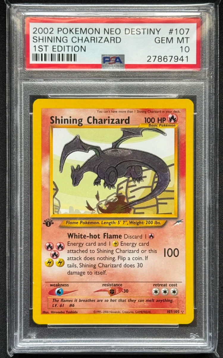 Charizard Pokémon TCG Professional Sports Authenticator (PSA) Neo