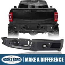 Hooke Road Rear Bumper For Dodge Ram 2500 3500 2019 2020 2021 2022 2023 2024