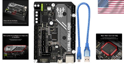 Upgraded SKR Mini E3 V3.0 Control Board for Quiet 3D Printing on Ender Models - Photo 2/9