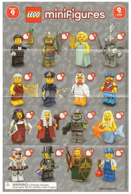 Lego Collectible Minifigure Checklist Leaflets Inserts - Choose the Series  | eBay