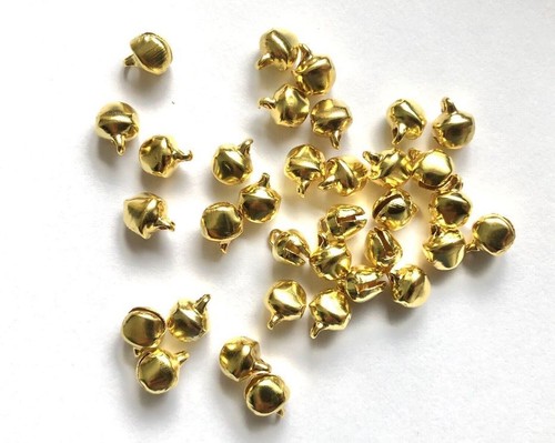 Pack of 100 Mini Jingle Bells Tiny Christmas Craft Bells. Red, gold or mixed - Picture 4 of 6