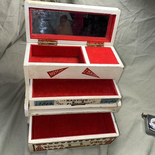 Portagioie musicale vintage EARL BERNARD anni 50-fa-20 novità Honky Tonk pianoforte - Foto 11 di 12