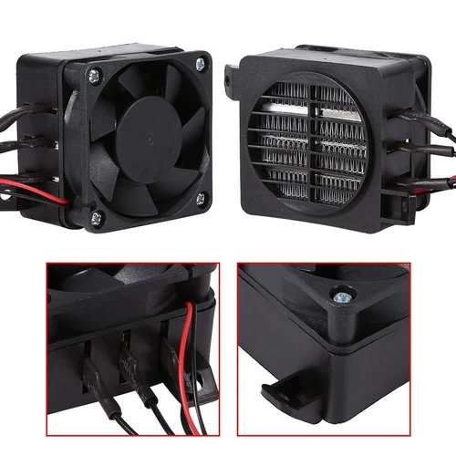2PCS 100W 12V PTC Car Fan Air Heater Constant Temperature Heating Heaters US - Picture 3 of 14