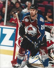 Stephane Yelle Autographed 8x10 Colorado Avalanche Rare Free Shipping B570