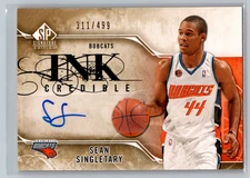 2009 SP Signature Edition Inkcredible SEAN SINGLETARY /499 #I-SS Auto