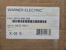 Warner Electric MCS-103-1 6010-448-002 Clutch Controller