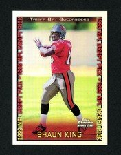 1999 Topps Chrome Shaun King Refractor Rookie Card #156 - Tampa Bay Buccaneers. rookie card picture