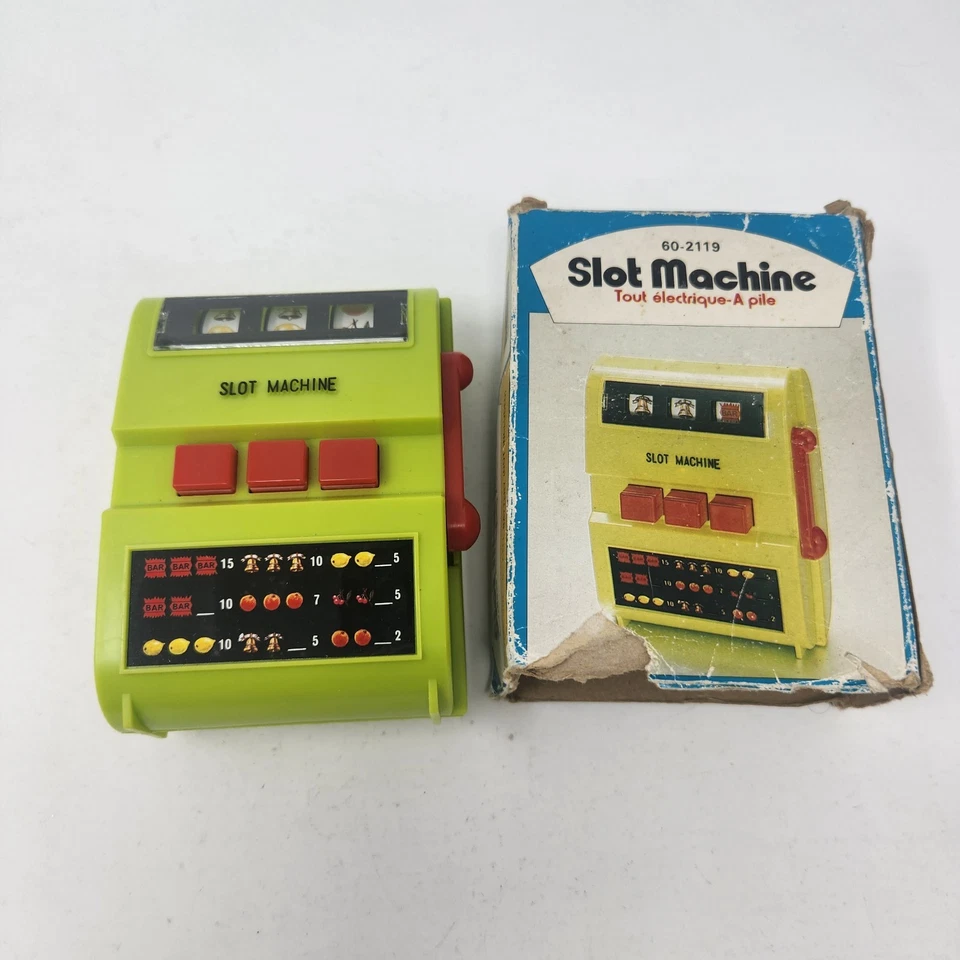 Vintage Waco Toy Mini Slot Machine + Blackjack W Box Not Working For Repair - Image 2 of 4