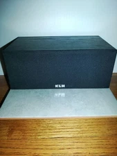KLH Center Channel Speaker Dual 3" Drivers Black Tested And Working Perfectly🔥