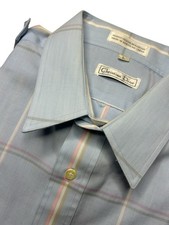 Christian Dior VTG Men's Short Sleeve Button Down Safari Style Shirt Size Large