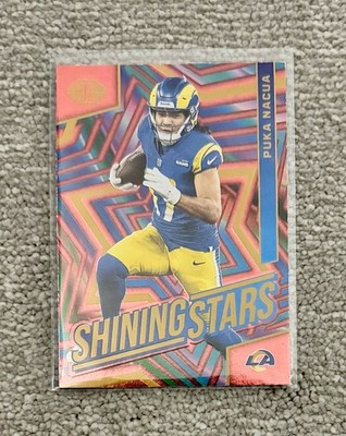 2024 Panini Illusions Shining Stars Red /99 Puka Nacua #19