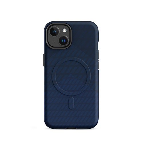 Blue Matte MagSafe® Tough Case for iPhone® - Picture 2 of 13