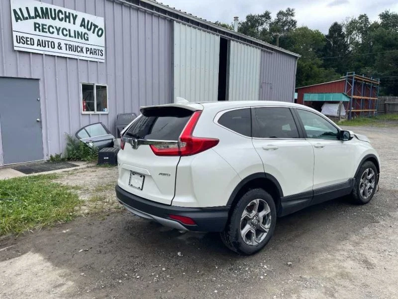2017-2019 HONDA CR-V LEFT ROCKER W/POST WHITE PC:NH603PX AWD 80K -EX-L- 57523 - Image 3 of 4
