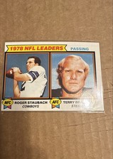 1979 Topps - League Leaders Terry Bradshaw, Roger Staubach #1