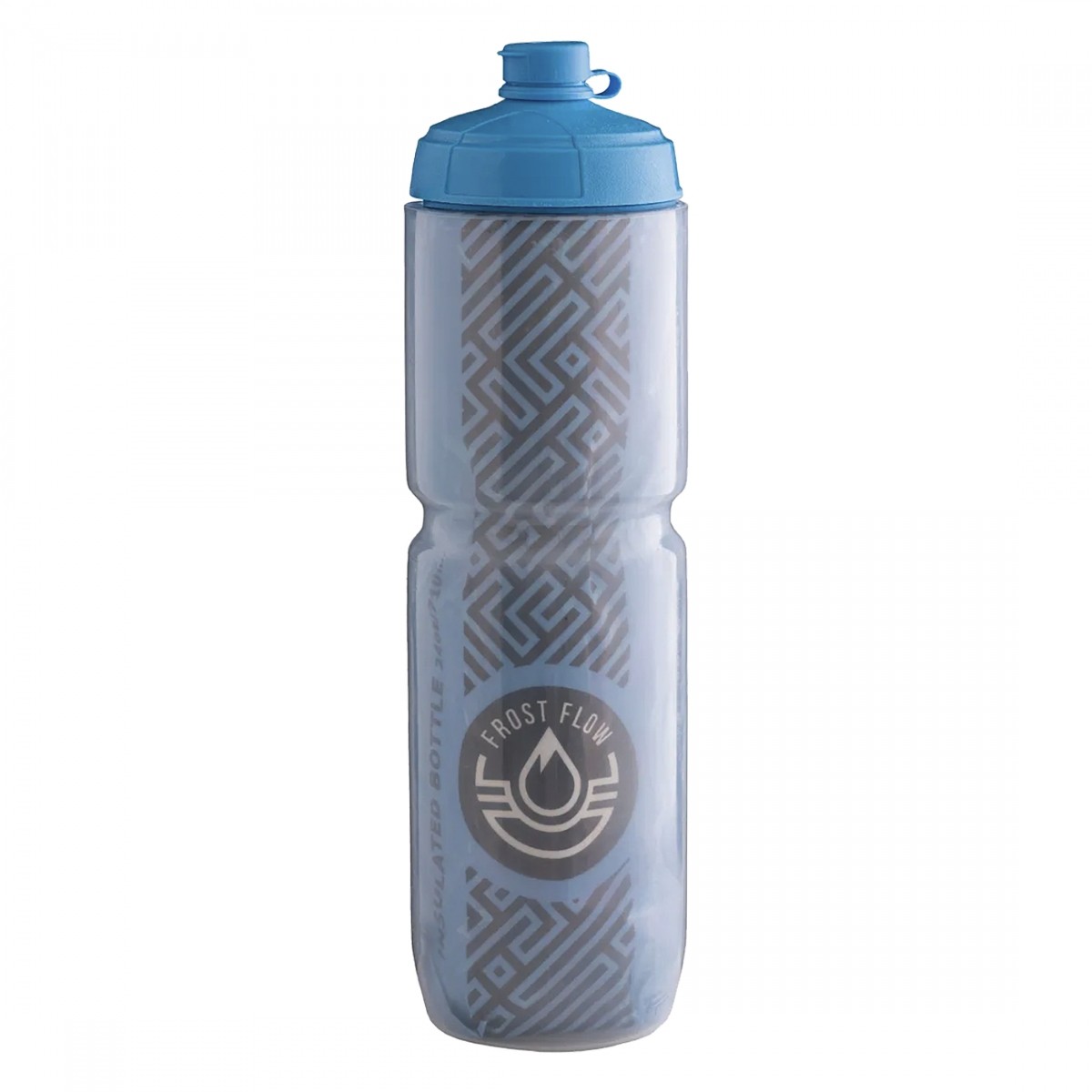Cyber Wave Blue 24oz Insulated Water Bottle with BPA-Free LDPE Anti-Leak Cap 4590₽