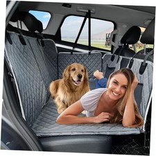 ANOSOSPECIAL Back Seat Extender,Dog Car Seat Cover,Waterproof Pet Hammock Grey