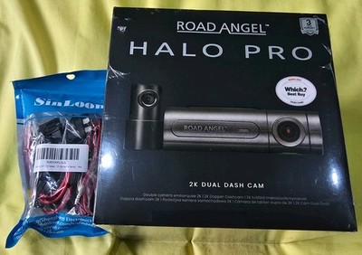 Road Angel Halo Pro 2K Dual Dashcam vorne & hinten + Kabelsatz brandneu versiegelt