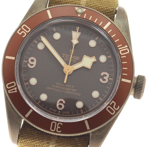 TUDOR Heritage Black Bay Bronze 79250BM Brown Dial Automatic M...