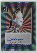 2025 Panini Donruss Signature Series Green Laser William Kempner Auto 1pr2