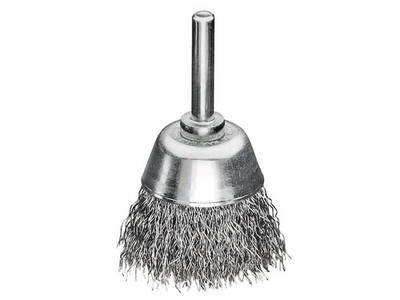 Lessmann Becherbürste Mit Schaft D50Mm X H20Mm, 0,30 Stahl Draht LES435162