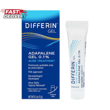 Differin Acne Treatment Gel, 30 Day Supply, Retinoid Treatment for Face with 0.1