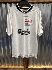Hummel Equipo Carlsberg Official Beer English Football White Jersey Large