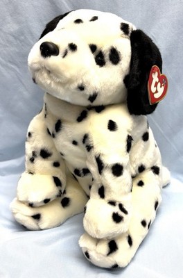 Ty Beanie Buddy ''Large Dotty'' the Plush Dalmatian Dog 16'' Long from 2000