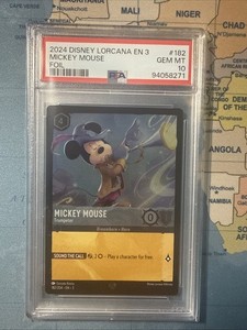 Disney Lorcana ミッキーマウス PSA10 MICKEY MOUSE リーグプロモ psa10 【ロルカナ/Lorcana】 ミッキー