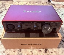 Focusrite Scarlett Solo USB Audio Interface Gen 3 - MINT Condition