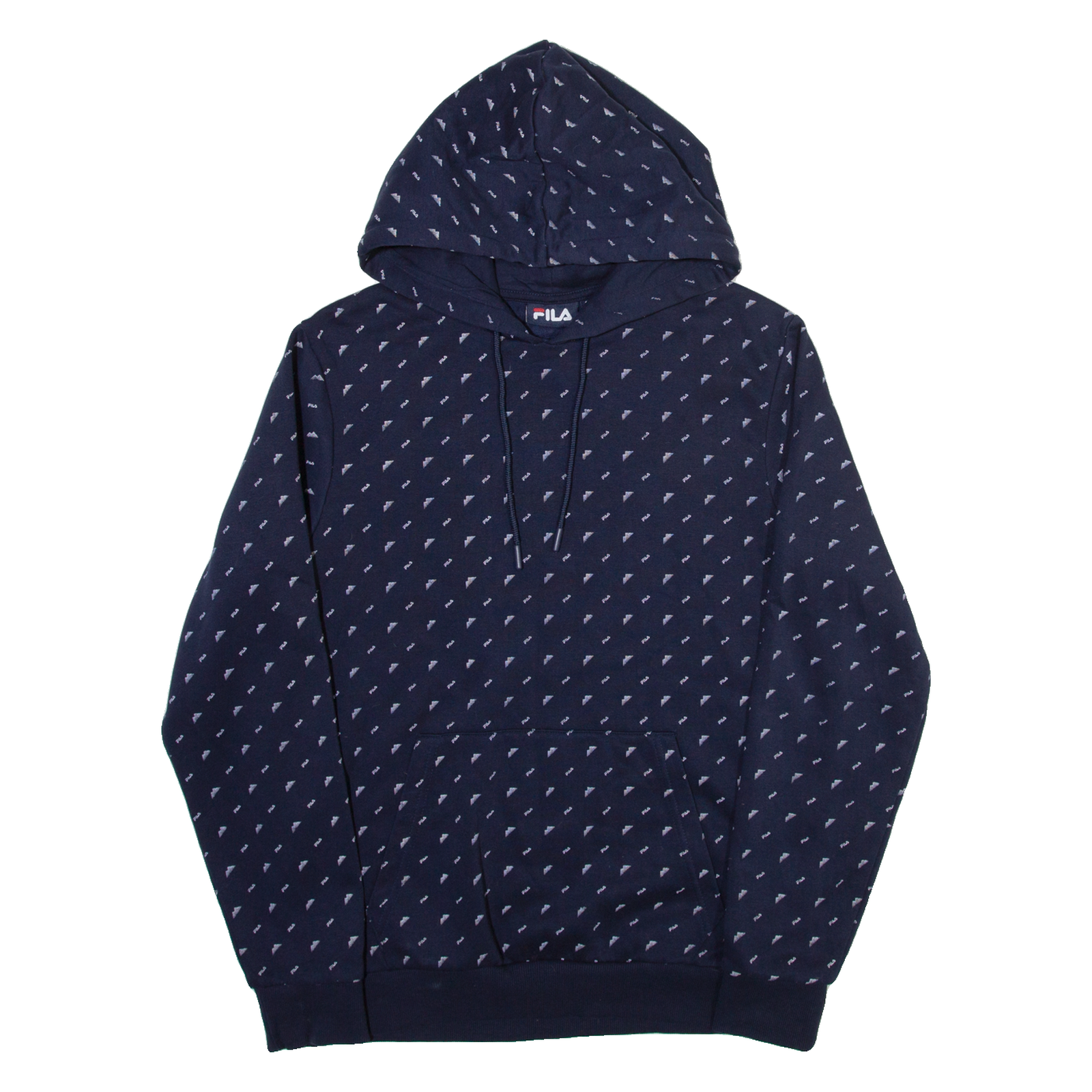 FILA Felpa con Cappuccio Uomo Blu S