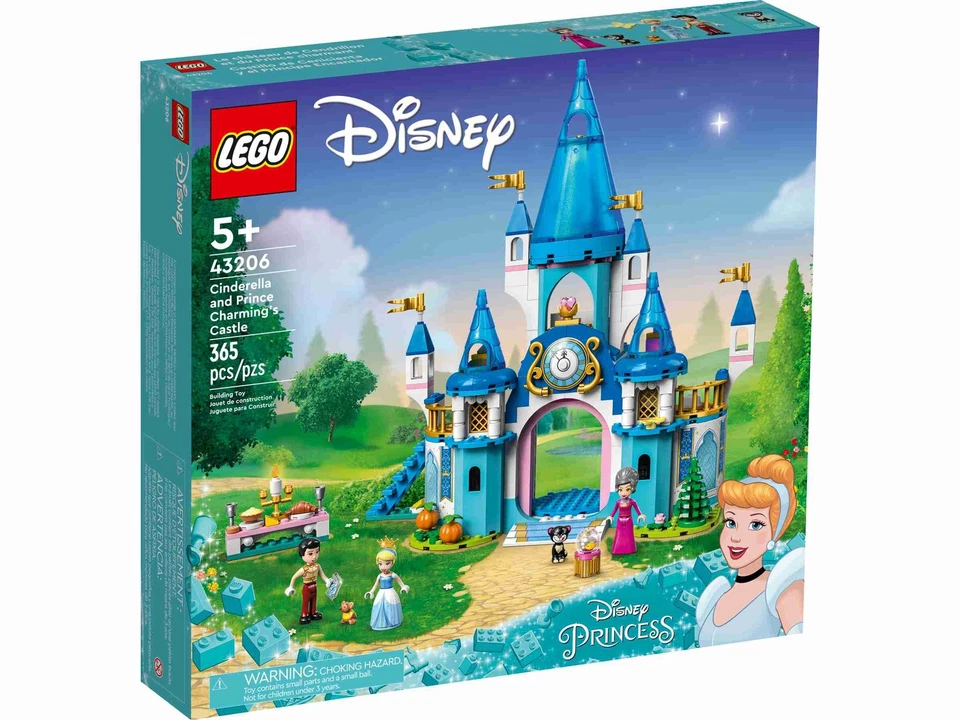 LEGO 43206 Disney Cinderellas Schloss, 3 Spielfiguren und 2 Tierfiguren - Bild 3 von 4