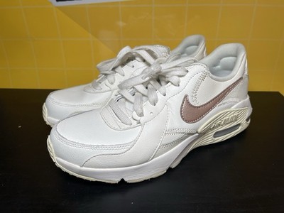 Nike Air Max Excee Lea White Cream Rose Gold Womens Trainer Size 7.5 DM0837-100