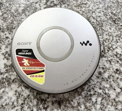 Sony Walkman D-EJ011 Portable CD Player Silver G-Protection Digital Mega Bass