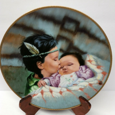 Knowles collector plate [  A TIME TO BE BORN ]