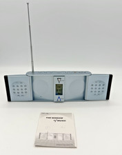   The Window Of Music  GYL 938, FM Radio Metallic Light Blue Folding Travel Radio