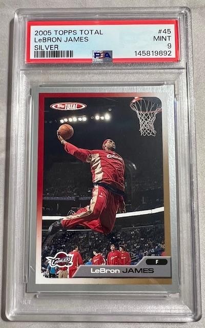 2005 Topps Total Silver Lebron James #45 PSA 9 *Rare*