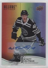 2021-22 Upper Deck Allure Rainbow Full Auto Wyatt Kalynuk #R-18 Auto s3e