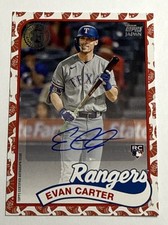 2024 Topps Japan Edition - Evan Carter 35th 1989 Koi Rookie Auto RC /25 #89ja-ec