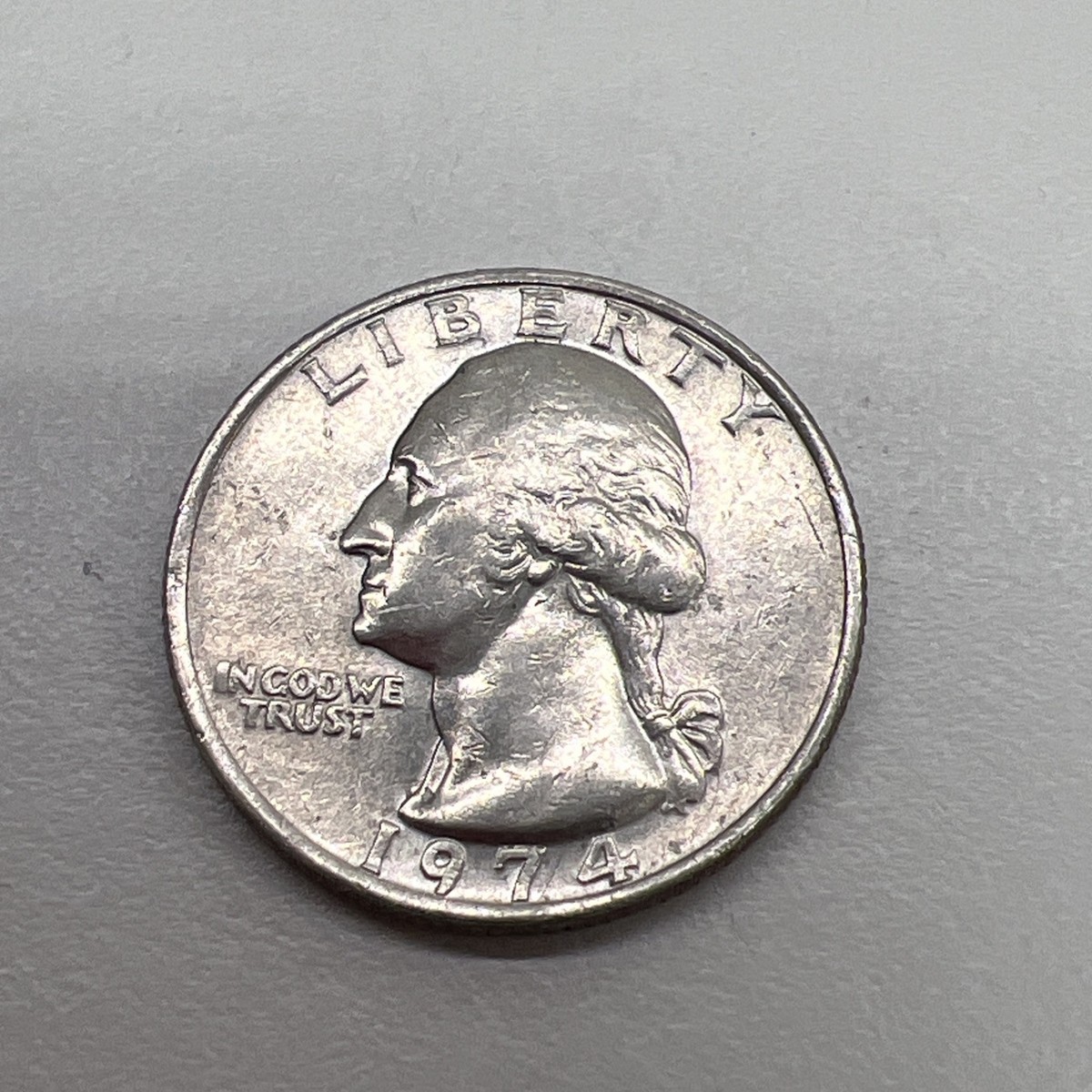 1974 quarter no mint mark | eBay
