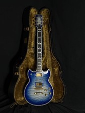 Yamaha SG2000 Custom Quilted Maple Blue Burst Electric Guitar Used