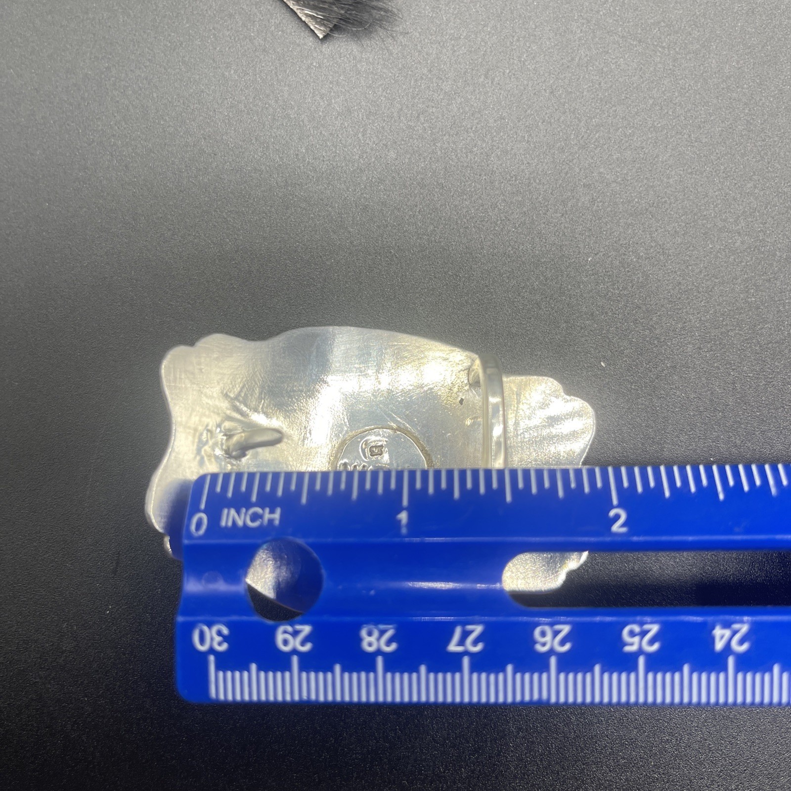 Solid 925 Sterling Silver Handmade Belt Buckle SO… - image 17