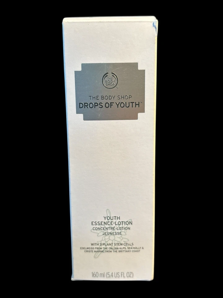 Loción Gotas de Esencia Juvenil The Body Shop con 3 Células Madre Vegetales 5.4 OZ NUEVA EN CAJA Foto 2 de 4
