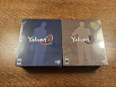 Yakuza Limited Run Games Complete Set #0-6 Brand New Unopened Mint